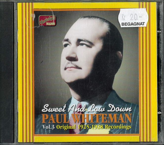 Huvudbild Paul Whiteman - Sweet & Low Down Vol 3 (CD) beg