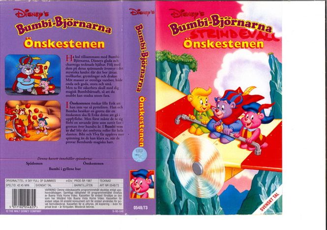 Huvudbild Bumbi-Björnarna - Önskestenen (vhs)