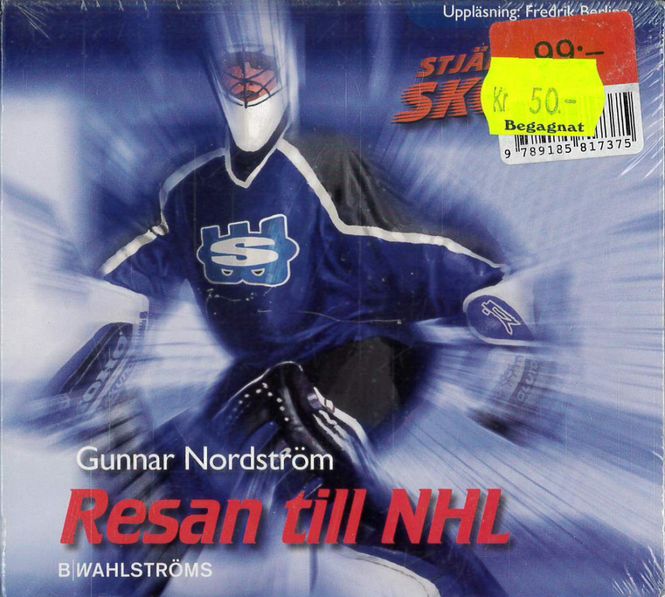 Huvudbild GUNNAR NORDSTRÖM: Resan till NHL (ljudbok) beg