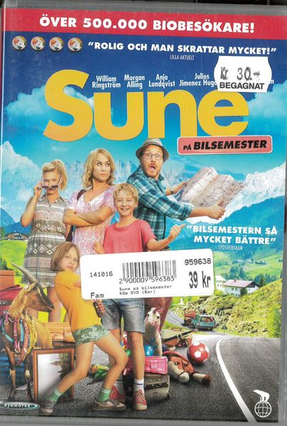 Sune på bilsemester  (DVD) fd hyr