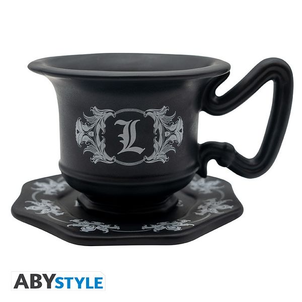 Death Note mugg - L´s Cup with Saucer