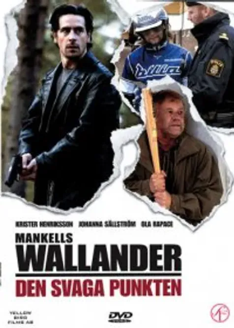 Huvudbild Wallander  6 Den svaga punkten (DVD)