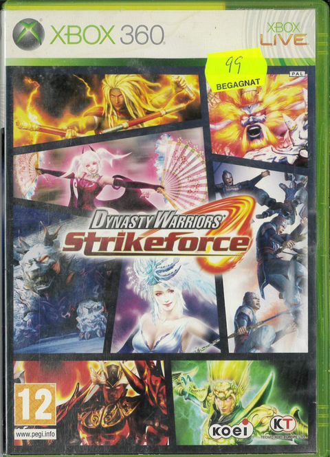 Huvudbild Dynasty Warriors: Strikeforce (X360) beg