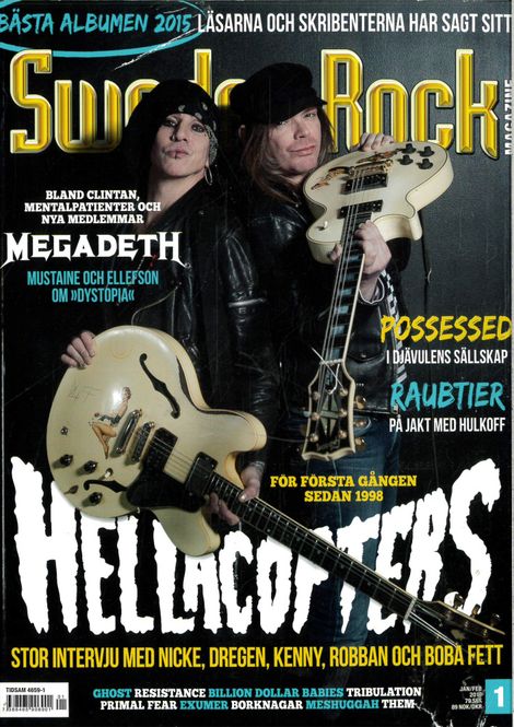 Huvudbild Sweden Rock Magazine 2016: #1