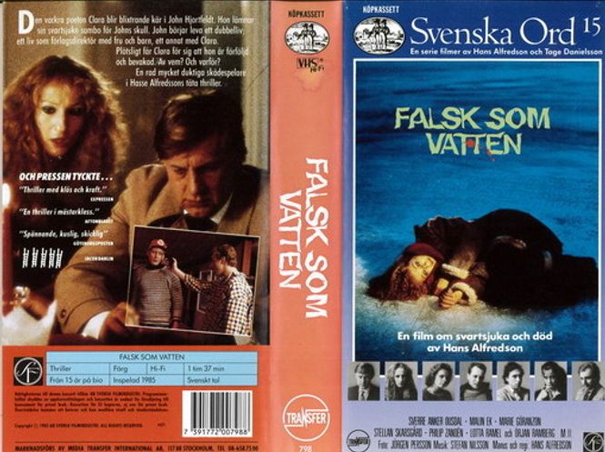 Huvudbild Falsk som vatten (vhs)