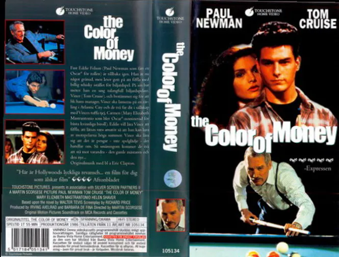Huvudbild Color of Money (VHS)