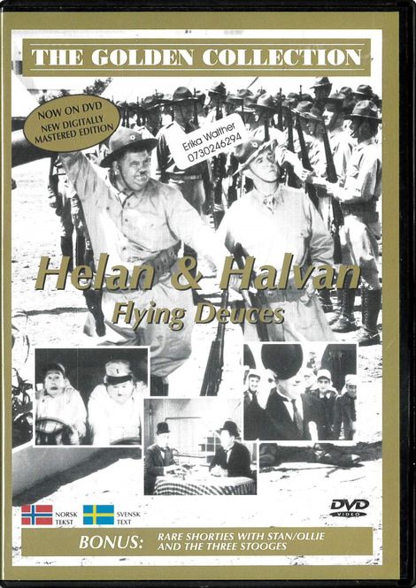 Huvudbild Helan & Halvan - Flying Deuces (DVD) beg