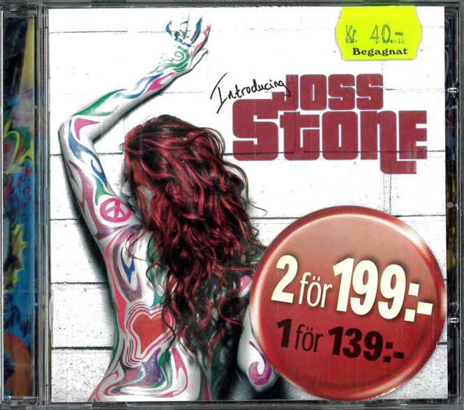 Huvudbild Jess Stone - Introducing  (cd) beg