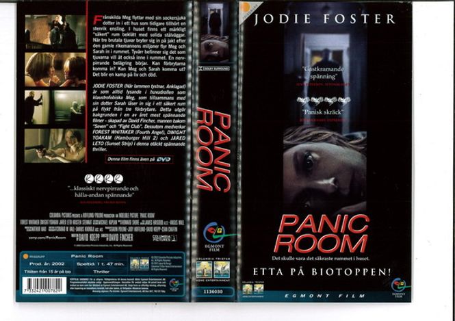 Huvudbild Panic Room - vhs