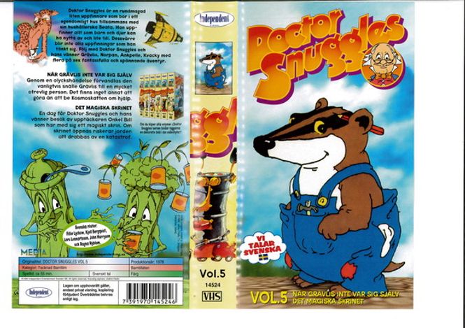 Huvudbild Doctor Snuggles Vol 6 (vhs)