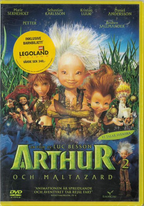 Huvudbild Arthur 2  Maltazard (DVD)