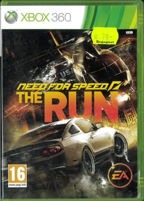 Huvudbild Need For Speed: The Run (X360) beg