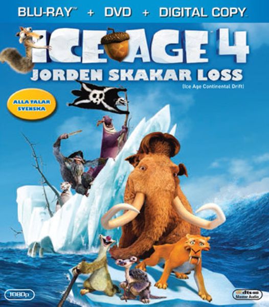 Ice Age 4 - Jorden Skakar Loss (Blu-ray + DVD) beg