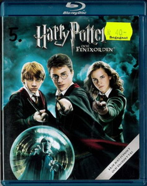Harry Potter 5 - Harry Potter och Fenixorden (Blu-ray) 1 disc