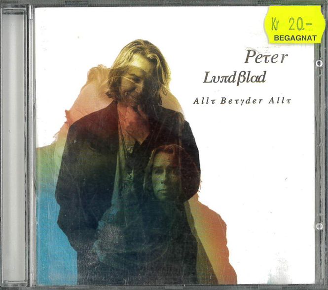 Huvudbild Peter Lundblad - Allt Betyder Allt (CD) beg