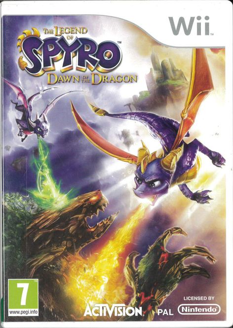Huvudbild Legend of Spyro: Dawn of The Dragon (Wii) beg