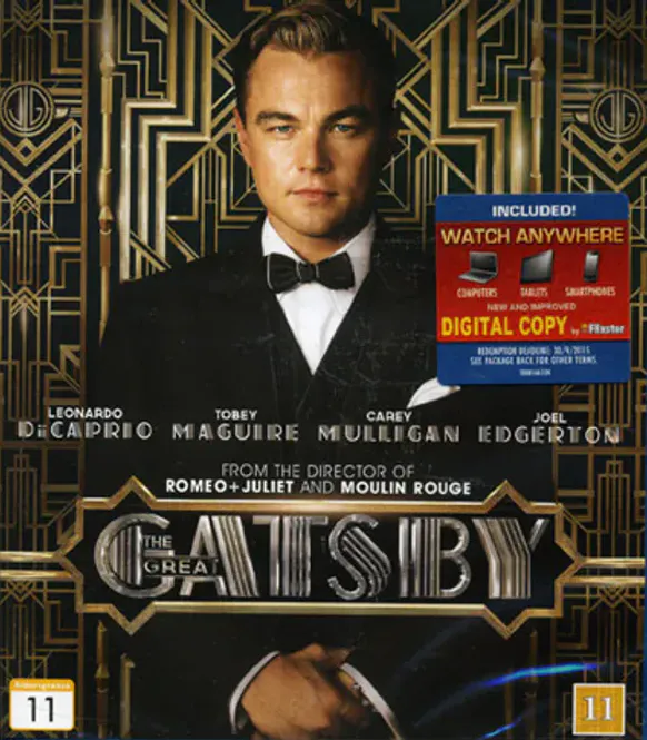 Huvudbild Den Store Gatsby (2013) (Blu-ray) beg
