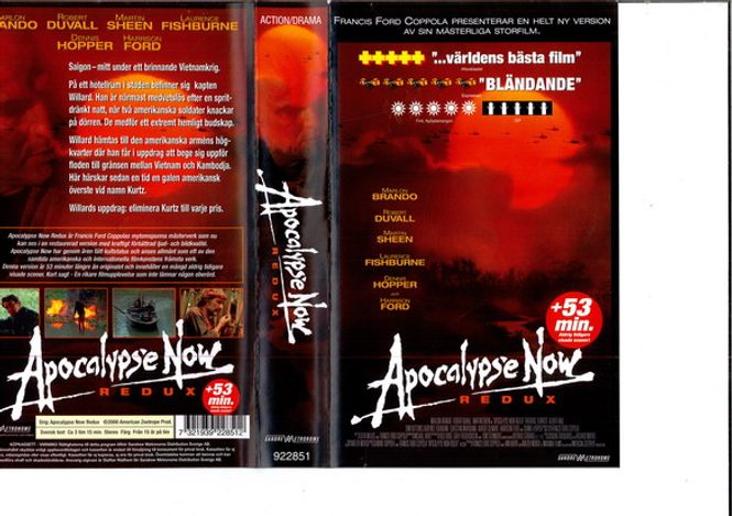 Huvudbild Apocalypse Now (VHS)