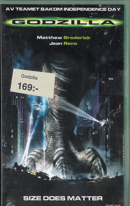 Huvudbild Godzilla 1998 (VHS)