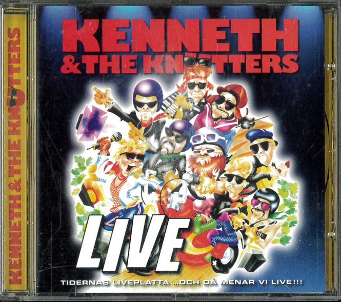 Huvudbild Kenneth & The Knutters - Live (CD) beg