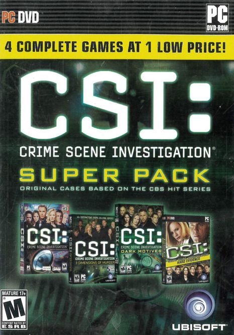 Huvudbild CSI: Crime Scene Investigation Super Pack  (Pc) ...