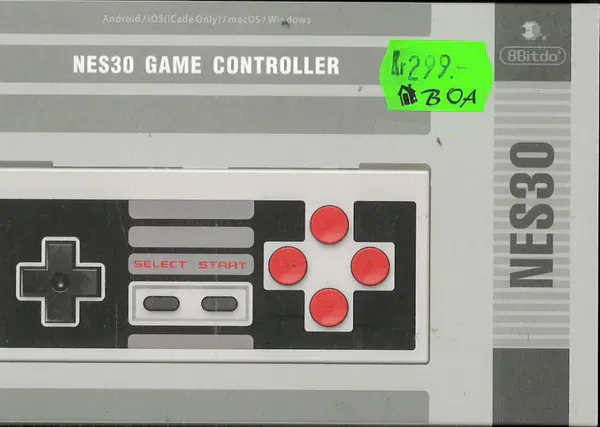 NES30 Game Controller - 8Bitdo - beg