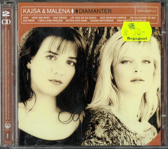 Huvudbild Kajsa & Malena - Diamanter (2CD) beg
