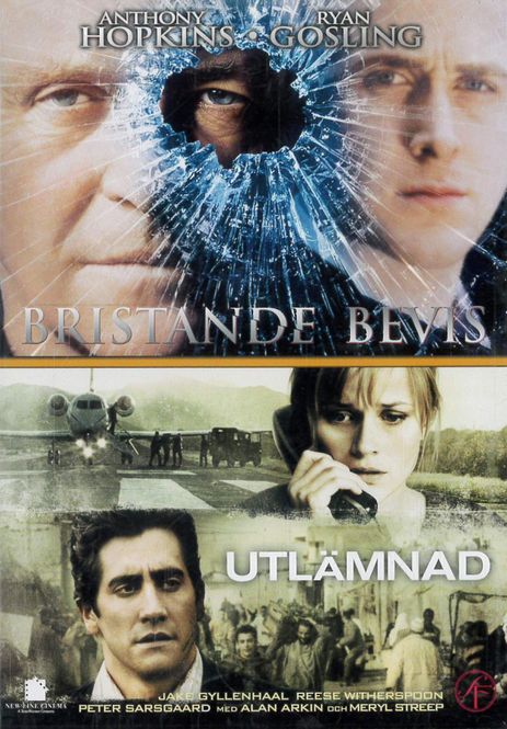 Huvudbild Bristande bevis + Utlämnad  (dvd) beg