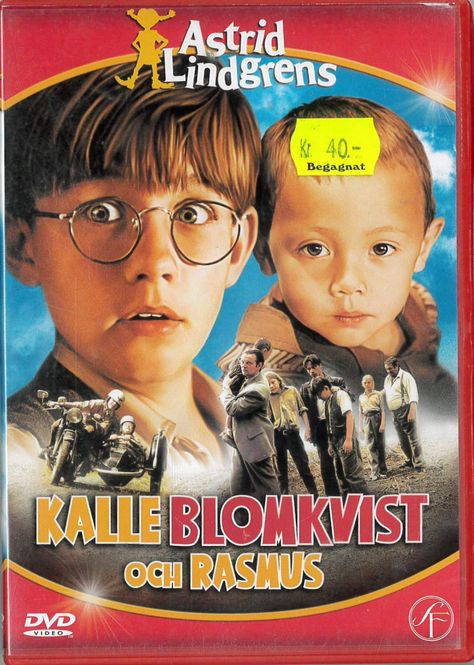 Huvudbild Kalle Blomkvist och Rasmus (DVD) beg