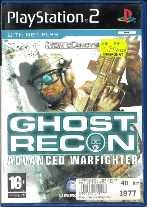 Huvudbild Ghost Recon - Advenced Warfighter (Ps2) beg
