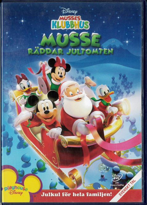 Huvudbild Musses klubbhus - Musse räddar jultomten (dvd) ...